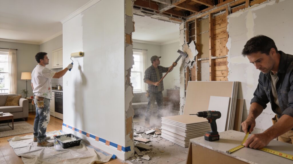 Repainting vs Renovating