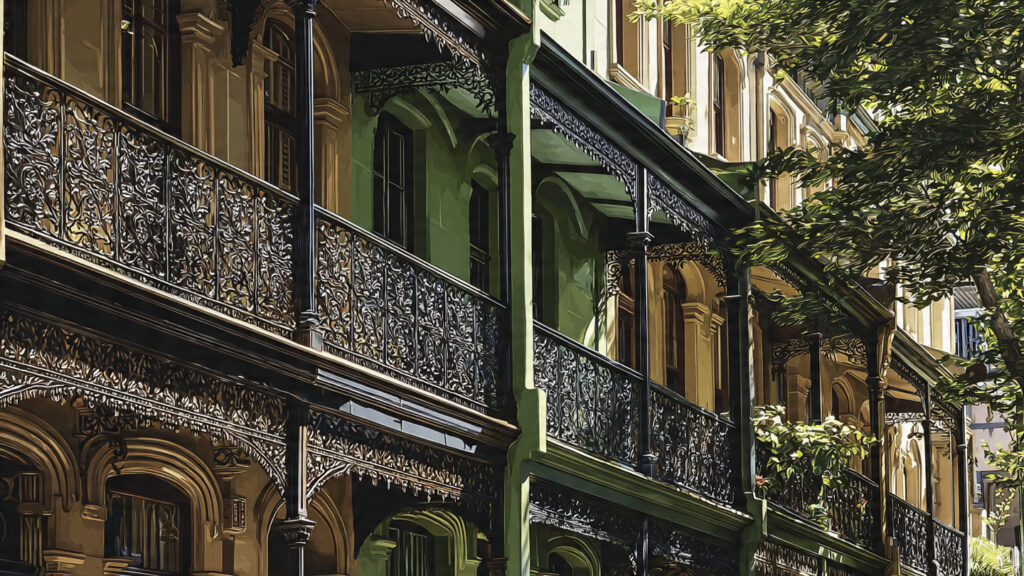 Maintain Wrought Iron Balconies and Filigree Detailing